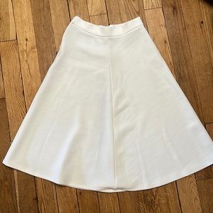 H&M Midi Skirt A-line | White | Small